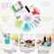 Incraftables Tulle Fabric 6 Rolls (25 Yards per Roll). Best Tulle Ribbon for Gift Wrapping, Wedding Decor, Party Decorations & Crafts (Rainbow Colors - Red, Black, White, Purple, Green & Aqua Blue)